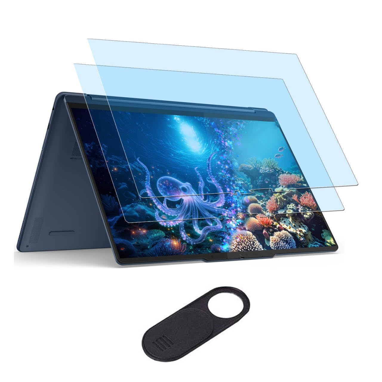 Photo 1 of 2 Pack Anti Blue Light Screen Protector for Lenovo Yoga 7 / 7i 16" 2-in-1 Gen 9 2024 Touchscreen Screen Protector, (16IML9 16AHP9/83DL 83DM),Anti Glare and Eye Protection (Matte) Shield