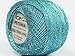 Petunia Light Turquoise Silver Metallic Braid Thread - 20 Gram 207 Yards