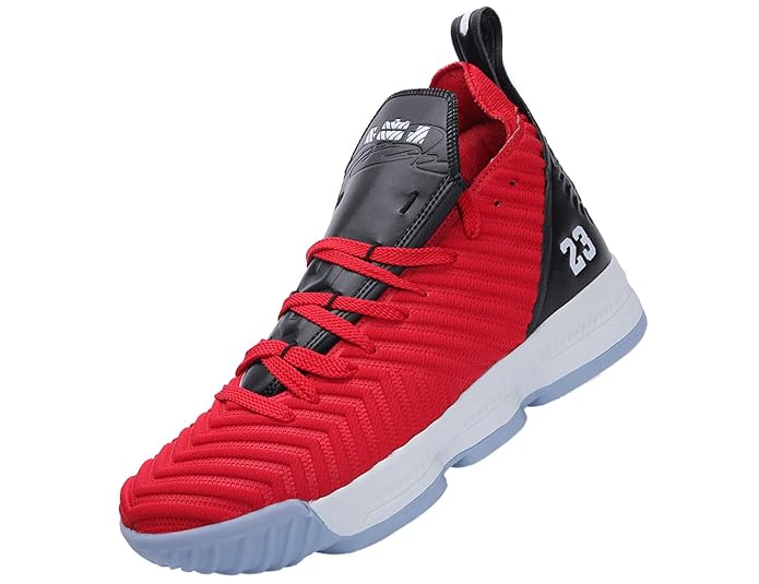 SINOES Unisex Basketball Schuhe Turnschuhe Kinderschuhe Sportschuhe Jungen High-Top Outdoor Laufeschuhe Sneaker Unisex-Kinder