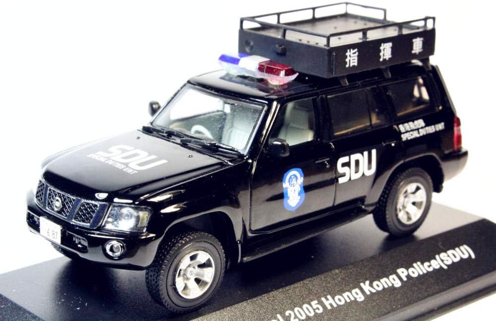 HCBYJ Car Model 1/43 Nissan Patrol 2005(Y61) Hong Kong Police(SDU) Command Car