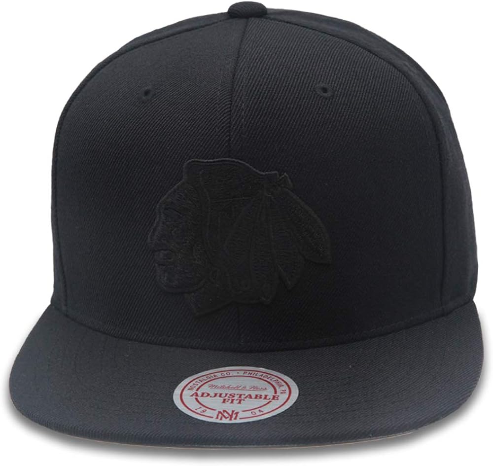 all black blackhawks hat