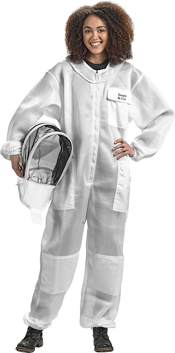 Bees & Co U84 Ultralight Beekeeper Suit with Fencing Veil