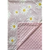 Baby Blanket for Boys Girls Super Soft Double Layer Minky with Dotted Backing Cute Cow Crib Receiving Blanket Bed Throws for Newborns Nursery Stroller Toddler 30 x 40 Inch (Daisy)