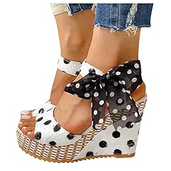 Gibobby Espadrilles for Women Wedge,Flat Wedge Lace