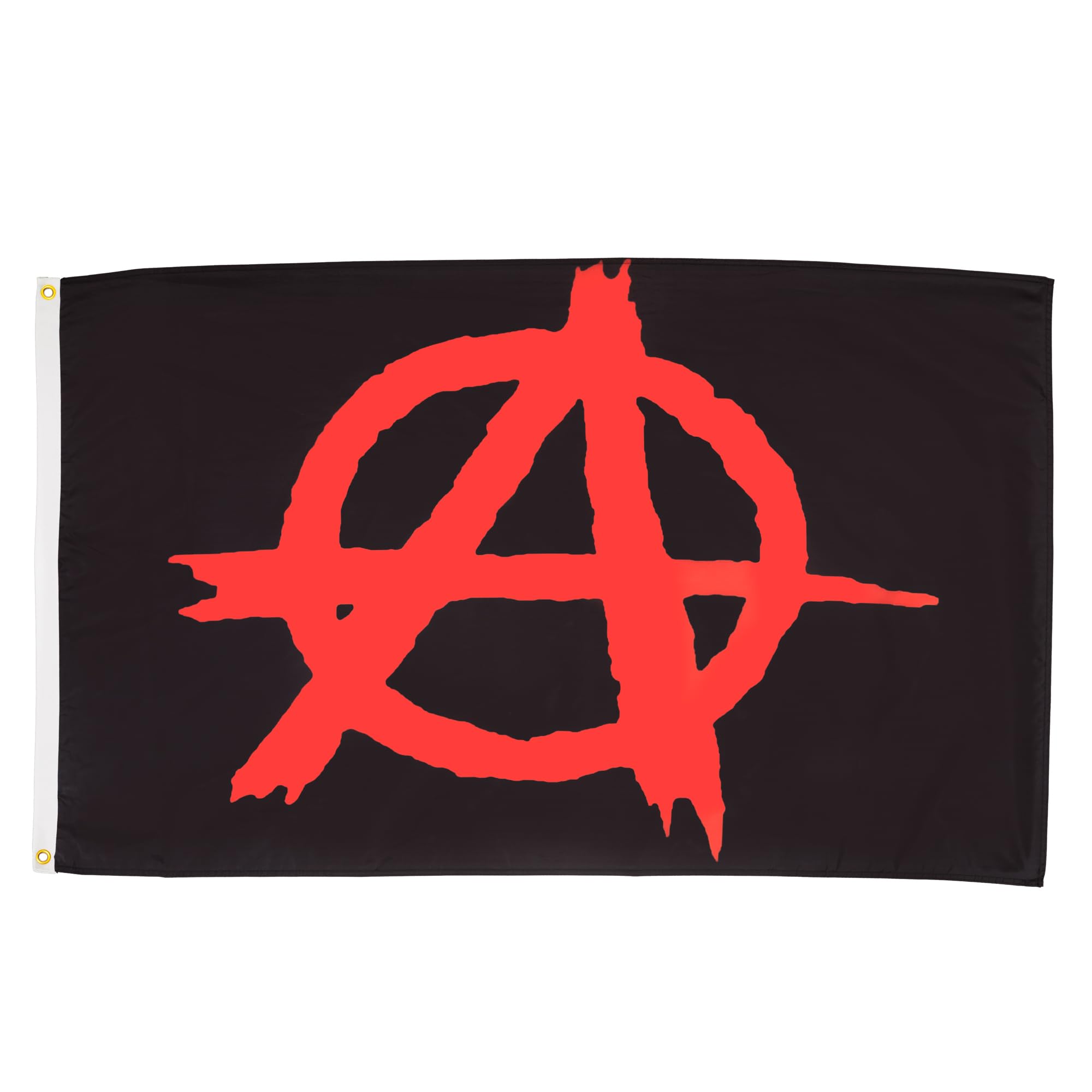 AZ FLAG - Anarchy Black And Red Flag - 3x5 Ft - 100D Polyester Arnachism Movement Banner with Two Metal Grommets - Fade Resistant - Vivid Colors - 3' x 5' Feet - 150x90 Cm