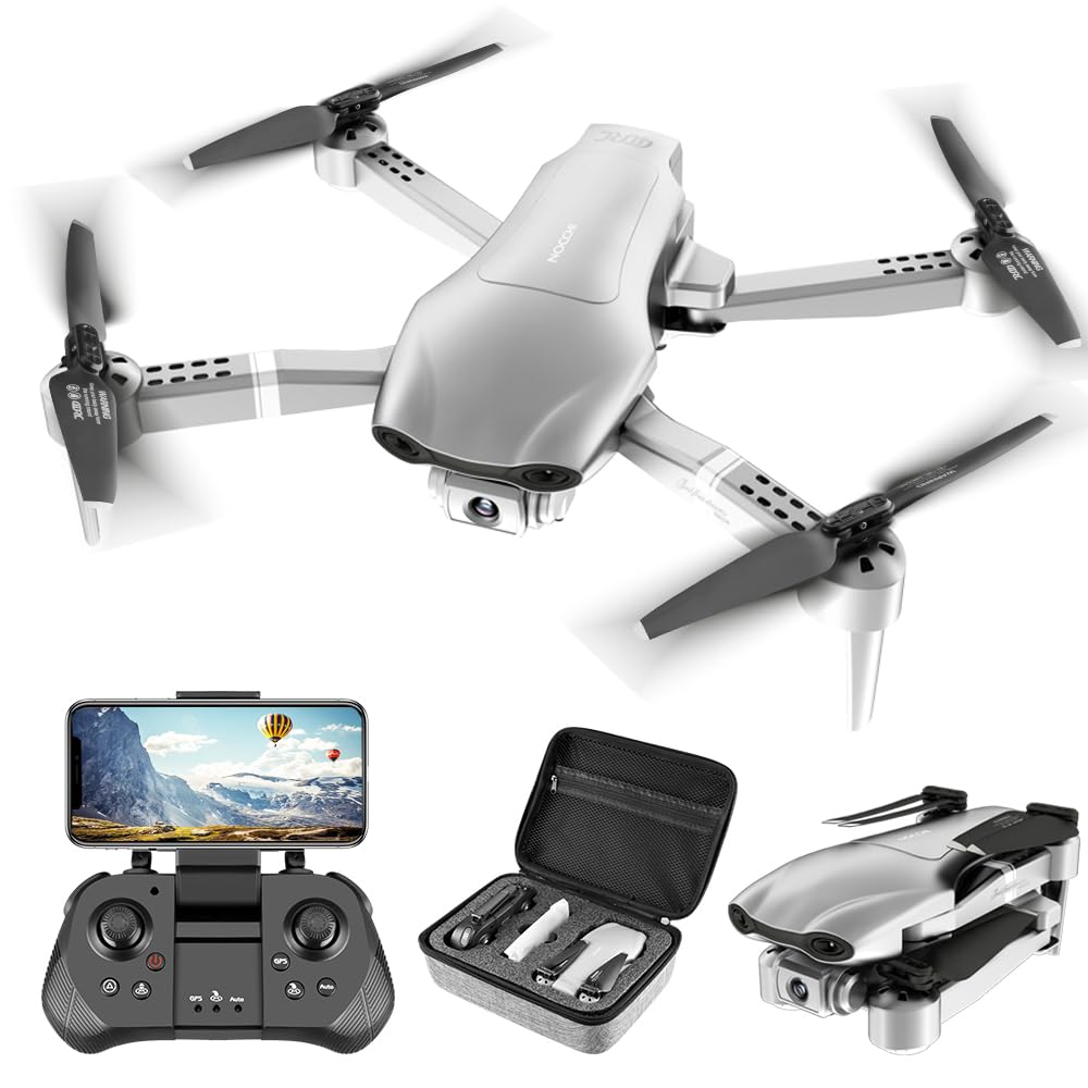 4DRC Drones with Camera for Adults 4k, Under 250g, FPV RC Quadcopter with Brushless Motors, 5GHz Transmission, Auto Return, Follow Me, Waypoints, Foldable Camera Drone for Beginners
