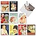 The Best Card Company - 10 Blank Funny Greeting Cards for Women (4 x 5.12 Inch) - Boxed All Occasion Assortment - Vintage Venom M6621OCB