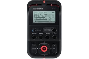 Roland R-07 High-Resolution Handheld Audio Recorder, Black