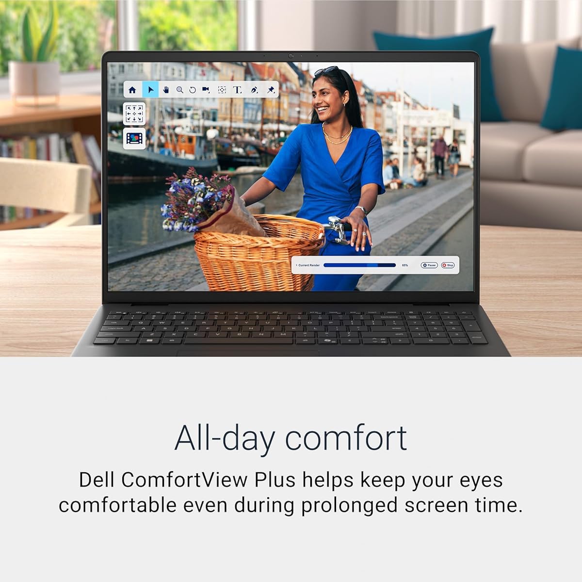 Computadora portátil Dell Inspiron 16 con pantalla táctil, pantalla FHD+ de 16" de 300 nits, Intel 10-Core 7 150U (hasta 5,4 GHz), 32 GB DDR5 RAM, 1 TB SSD, Wi-Fi 6, KB retroiluminado, Copilot AI, Windows 11 Pro, para empresas