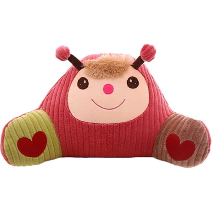 Cute Ladybug Kids Bedrest Pillow Bed Rest Pillows With Arms For