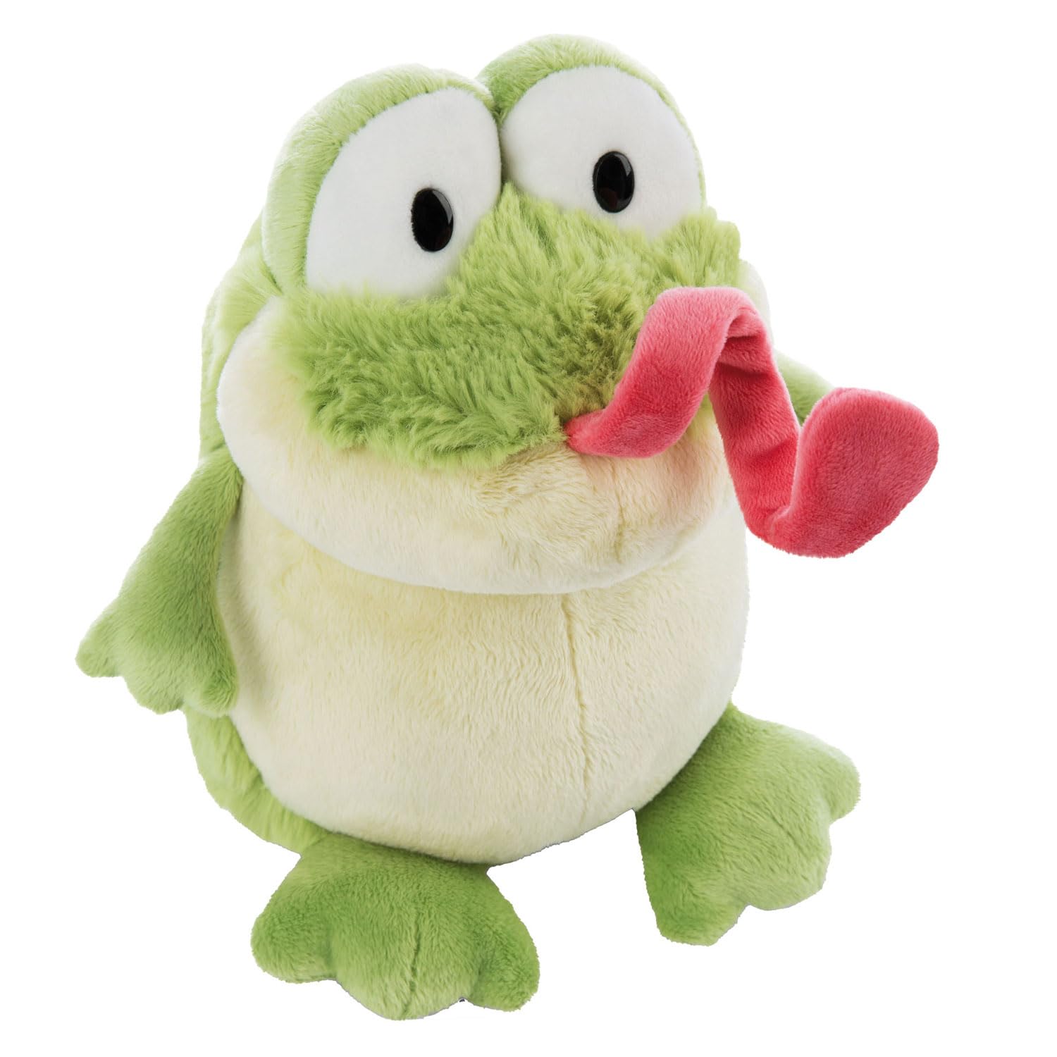 NICI Soft Toy Frog 25 cm – Sustainable cuddly toys for girls, boys & babies – Fluffy stuffed animal for playing, collecting & cuddling – Cosy plush animals, green