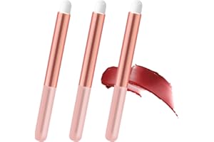 BANIDY Lip Brush Lip Smudge Brushes Lipstick Brush 3PCS Lip Gloss Applicator Wands Lip Brushes Multi-purpose Lip Makeup Brush Eyeshadow Brush Concealer Brush Lip Gloss Wands Applicator Tool Kits