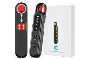 KOLHOFFR Hidden Camera Detectors, Bug Detector, Anti-Spy Camera Finder, GPS Tracker Detector, for Travel, Hotels, Bathroom, and Car