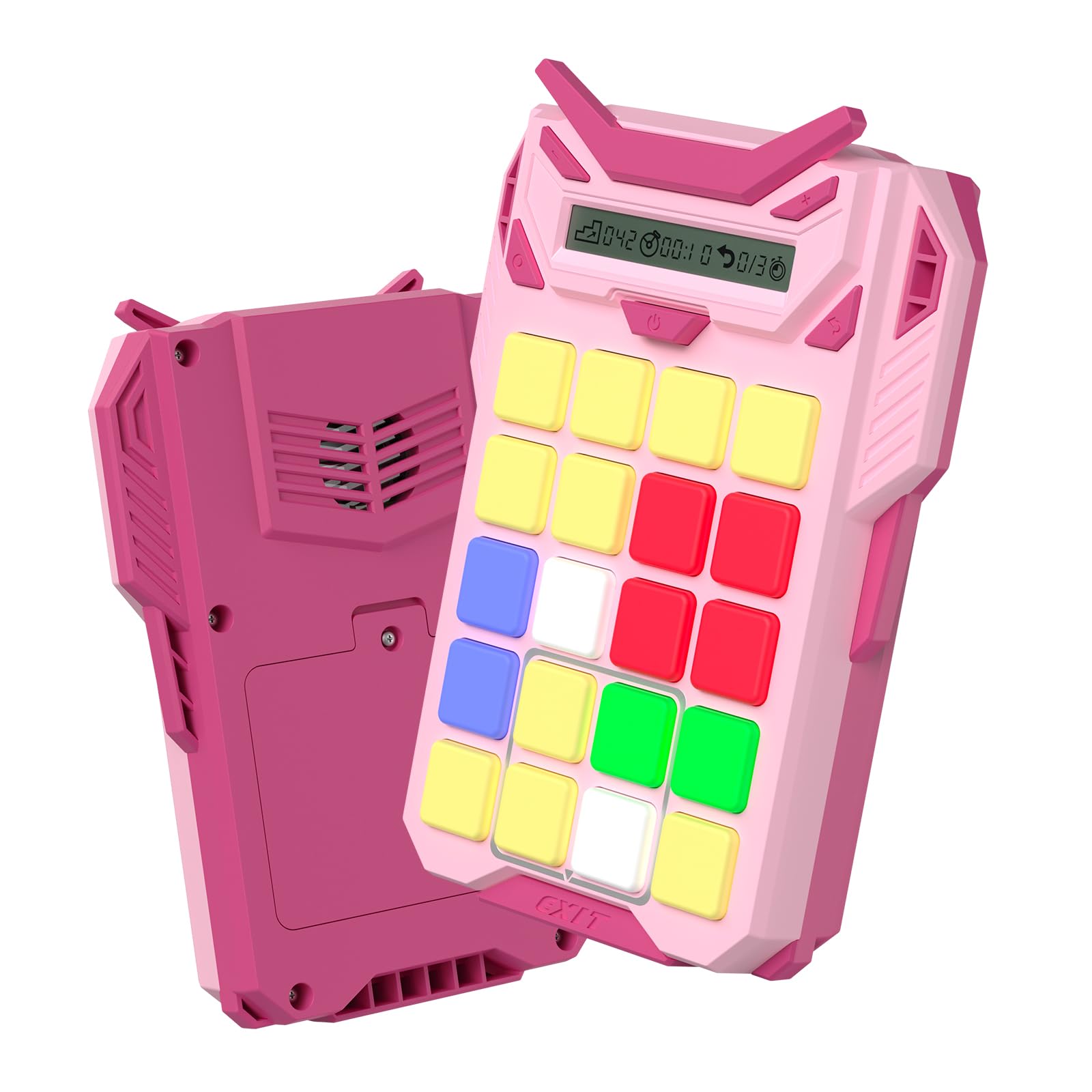 HOMESTEC Handheld Puzzles Games, Brain Teasers, Fun, Challenging & Brainteasing Sensory Fidget Toys, Puzzles for 5 6+ Year Olds Kids, Teens, Adults (Pink)