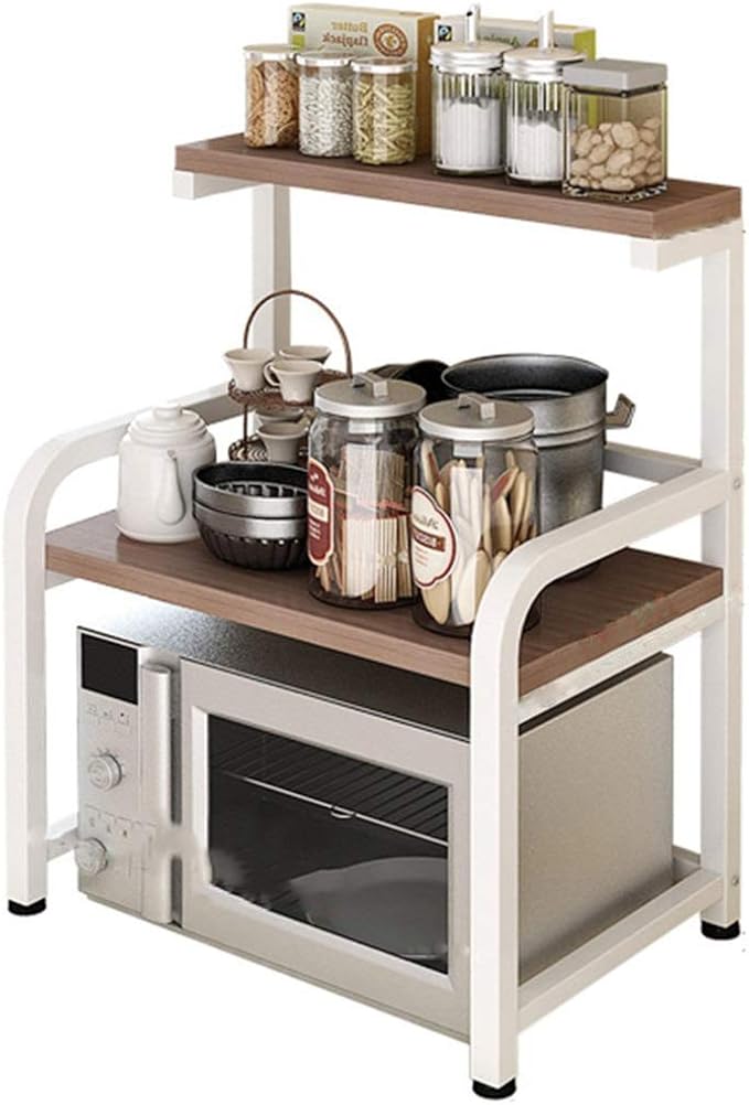 ZH-WANG Estante de almacenamiento Rack rack de cocina de microondas