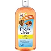 PetAg Fresh ’n Clean Scented Shampoo, Classic Fresh Scent - 32 oz - Moisturizes with Vitamin E & Aloe Vera - Strengthens & Repairs Coats - Soap Free