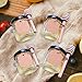 Honey Dipper,Woaiwo-q 3 Inch Small Mini Wooden Honey Sticks,Wedding Party Favors Individually Wrapped,Server for Honey Jar Dispense Drizzle Honey(50Pack)