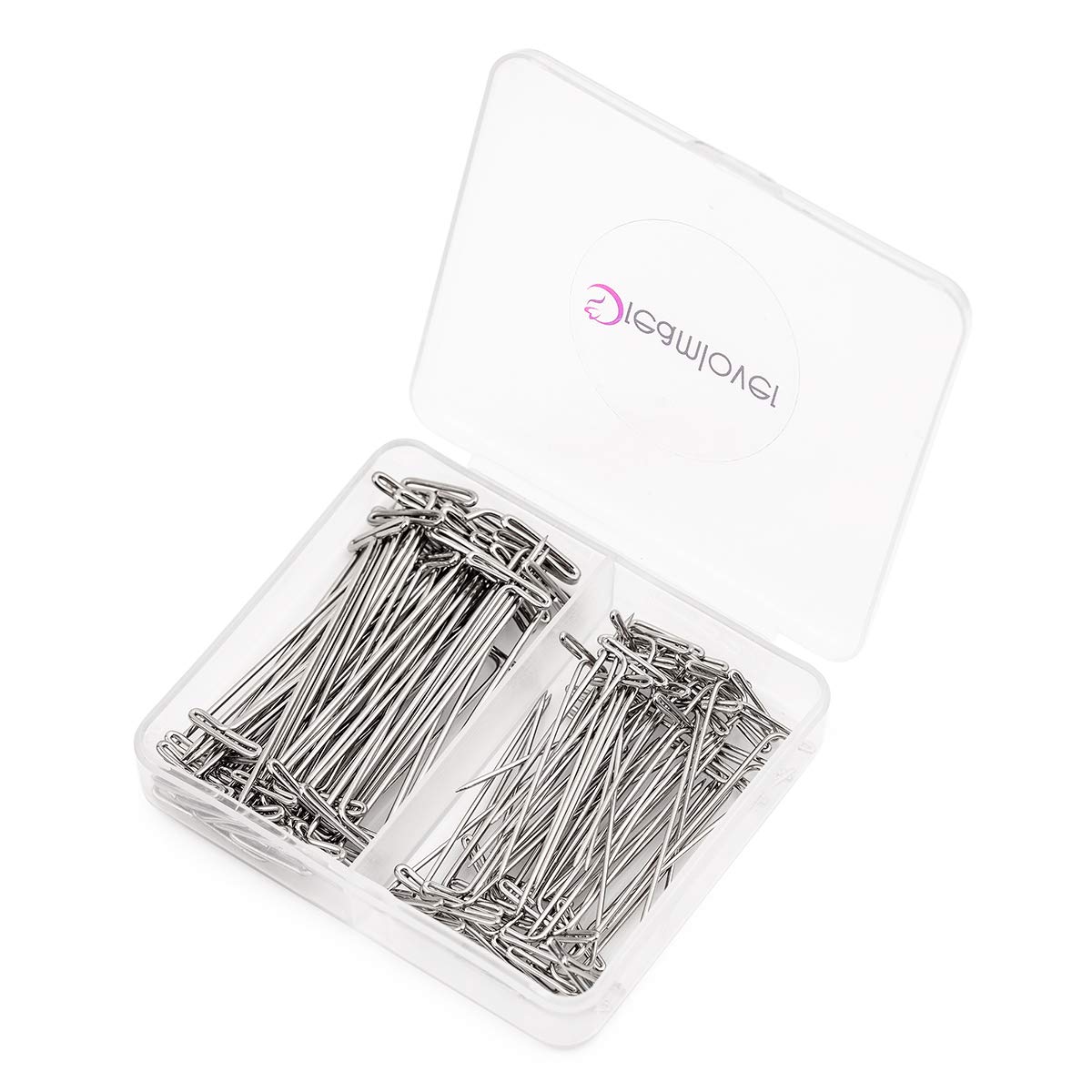 Dreamlover Straight Sewing Pins, T Pins for Mannequin Wig Head, 100 Pieces