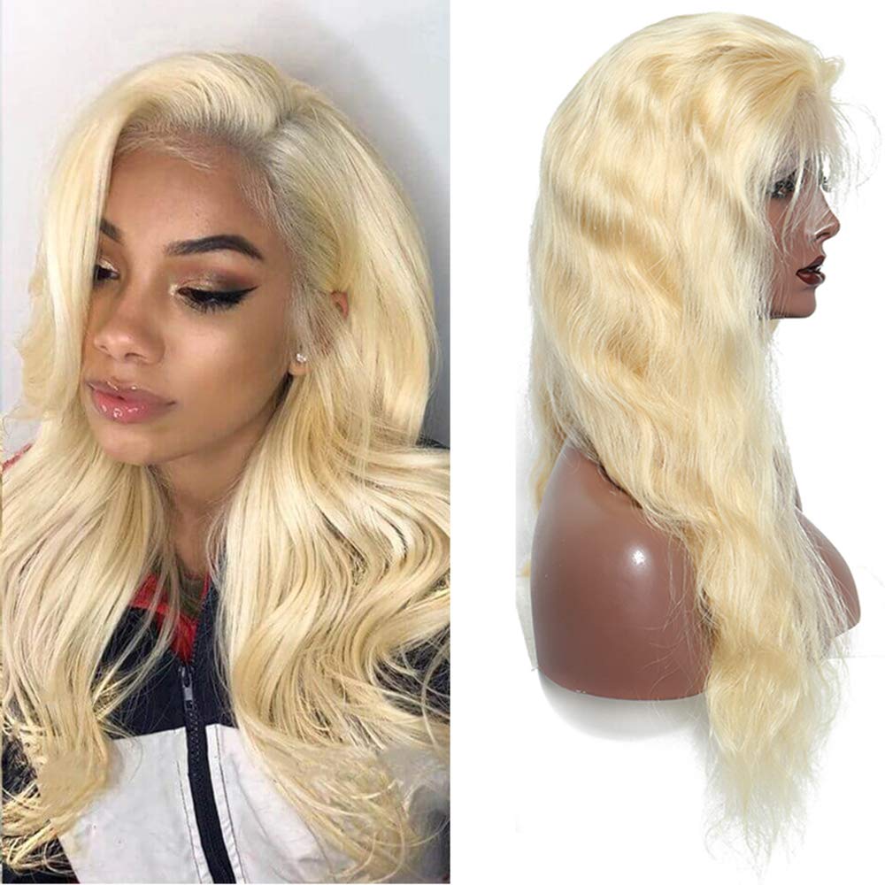 Amazon Com Osolovely Body Wave 613 Blonde Lace Front Human Hair
