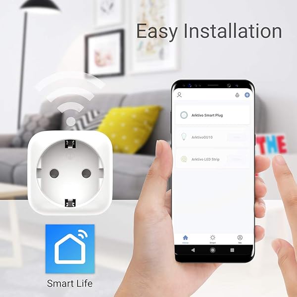 Enchufe Inteligente ARKTIVO Enchufe WiFi Compatible con Alexa Google Home Enchufe con Control Remoto y Funcin de Temporizado para iOS y Android Wi Fi Smart PlugSolo soporta 2 4GHz2 Pack