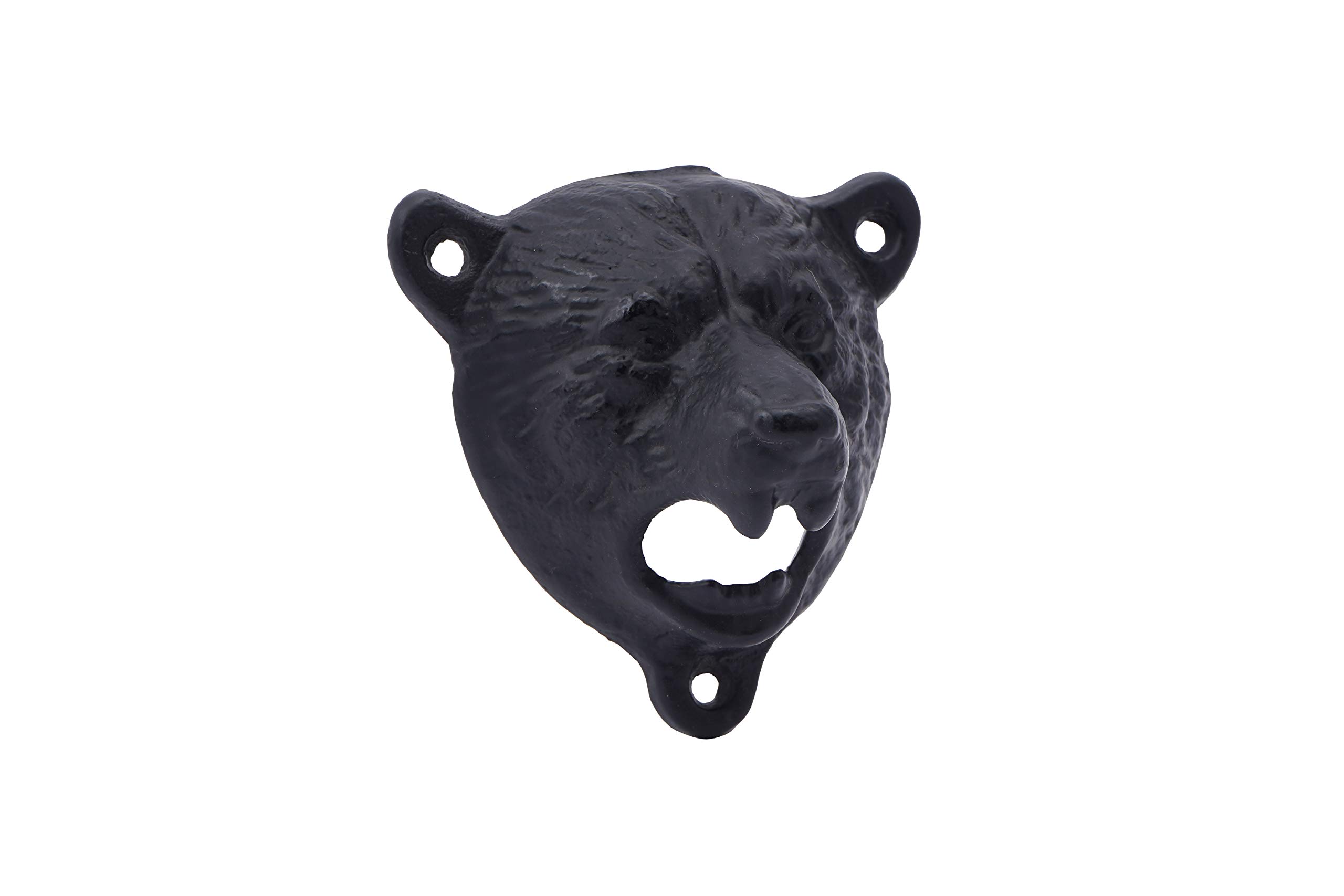 CGB Giftware | Bear Head Cast Iron Bottle Opener | Ironworks Range | Bar | Accessory | GB01629A