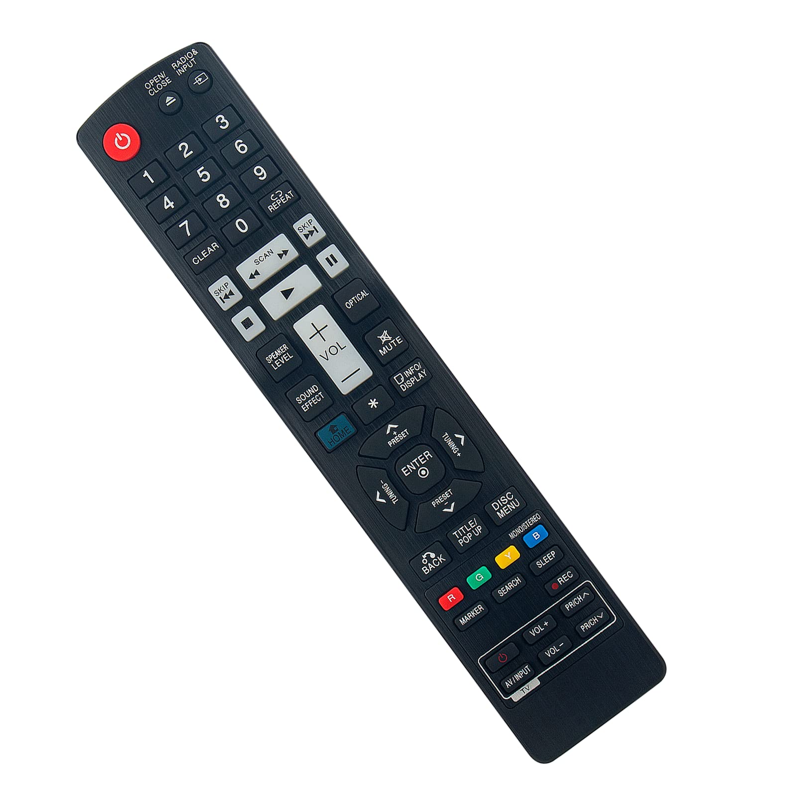 AKB73275506 Replaced Remote Control - VINABTY Compatible with LG Blu-ray Disc Home Theater AKB73275506 remote control AKB72976005 AKB73775604 AKB73275503 AKB73775613 HX906CB HX906PA HX906SB