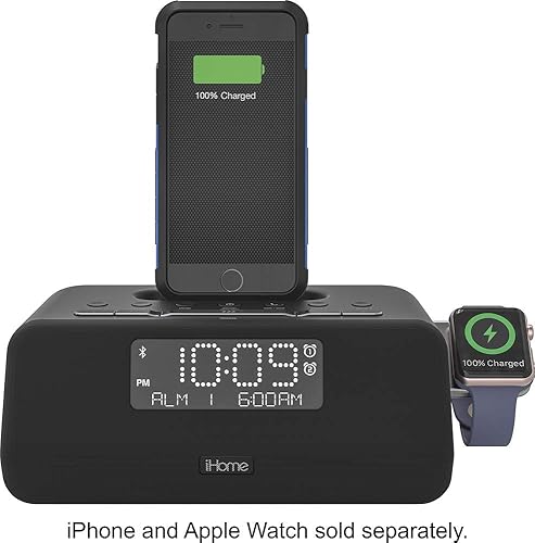 Apple Watch Charger Apple Alarm Clock Radio IHome IPLWBT5B