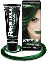 PaintGlow Rebellious Colours Vegan Semi Permanent Hair Dye Enchanted Forest
