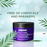 OSMO Silverising Violet Mask 300 ml Sulphate Free Jojoba Oil for Blonde Hair view 5