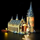 BRIKSMAX Harry Potter Hogwarts Great Hall Led Lighting Kit- Compatible with Lego 75954 Building Blocks Model- Not…