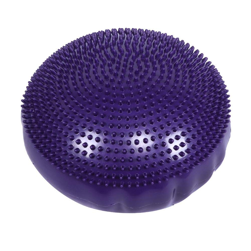 Keenso Yoga Balance Cushion, Massage Ball Cushion Massage Pad Muscle Relaxation Sense Training Yoga Inflatable Cushion Balance Cushion Combination Fitness Products