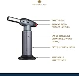 MasterClass Refillable Chef Blow Torch Adjustable Anti-Flare Flame view 4