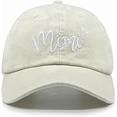 Waldeal Women's Blessed Grandma Hats Washed Denim Adjustable Baseball Cap for Mom