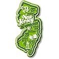 New Jersey Premium State Magnet by Classic Magnets, 1.6" x 3.5", Collectible Souvenirs Made in The USA