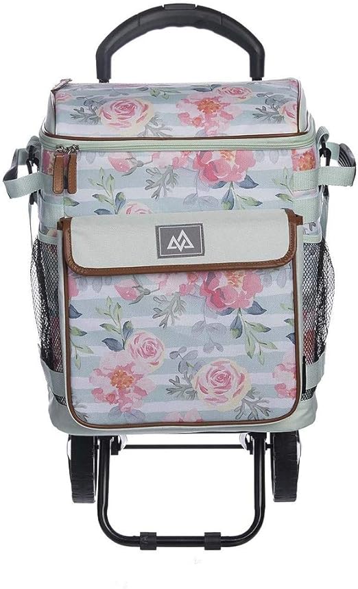 insulated rolling tote