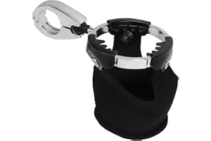 Universal 360 Degree Swivel Motorcycle Cup Holder for ATV, UTV, Boat