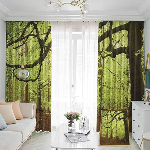 Woodland - Cortina aislada con protección solar para dormitorio, sala