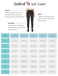 BALEAF Hiking Pants Women Joggers Workout Athletic