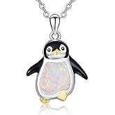 Dreamboat Animal Pendant Necklace for Women 925 Sterling Silver Cute Animals Jewelry Christmas Birthday Gifts for Mom Wife Daughter Her