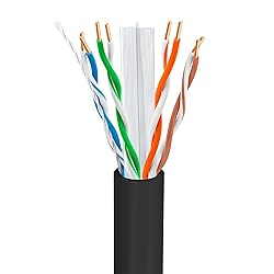 Big-A - Bulk Cat6 Cable 1000ft 23AWG Solid 4