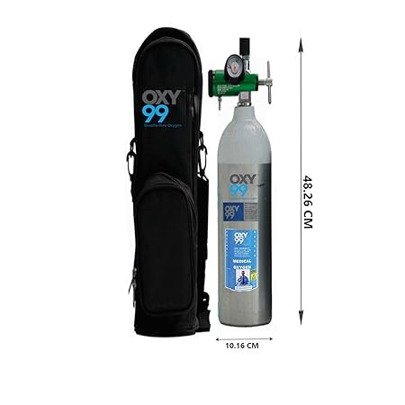 Oxy99 Portable Ultra Light Medical Oxygen Kit 300 Liters Amazon In Health Personal Care