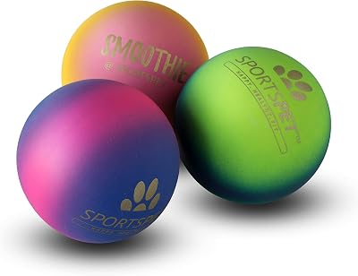 SPORTSPET High Bounce Floating Dog Balls 60mm Pack of 3