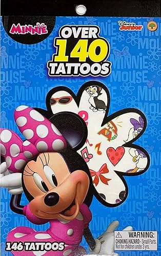 Amazon Co Jp ディズニー ミニーマウス タトゥーシール 140カット タトゥー ステッカー メイク キッズコスメ 並行輸入品 服 ファッション小物