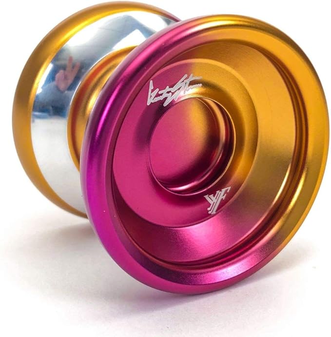 YoYoFactory Shutter Wide Angle BiMetal Styling Yoyo (Violet Gold Fade