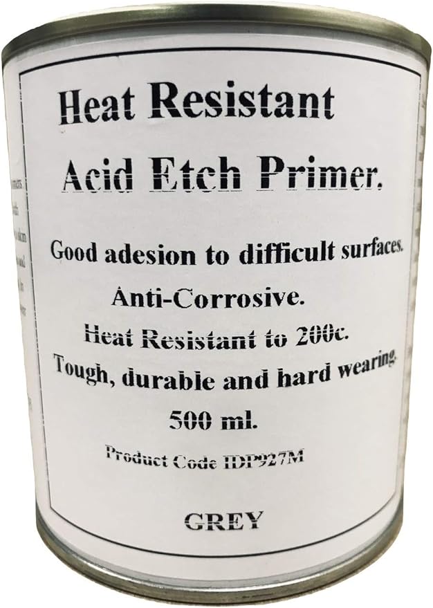 1 x 500ml Grey Etch Primer Galvanised Steel Aluminium Metal AntiRust