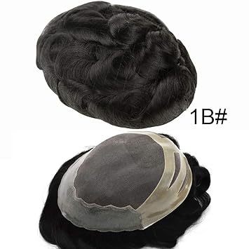 Amazon Com Lhc Hair Toupee For Men Fine Mono Human Hair Mens