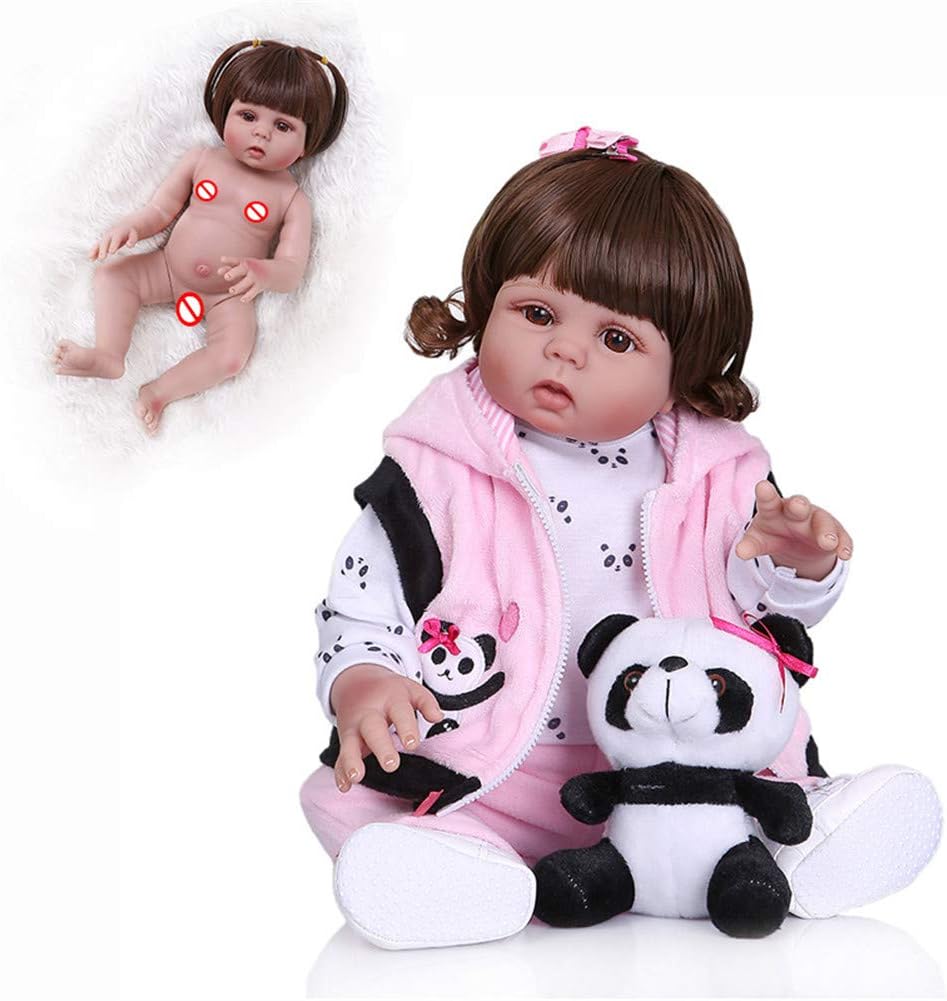 Prezzo 18 Pollici Pieno di Vinile Silicone Bambole del Bambino Rinato Realistica Ragazza del Bambino Gioco Vasca da Bagno Giocattoli Sveglio Bebe Boneca Menina LOL di Compleanno Regali Offerte