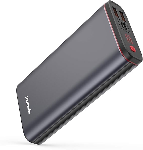 Amazon Com Memede Power Bank 20000mah Fast Charging Pd With 3 0 18w Dual Input Port 2 Usb Ports Power Delivery Portable Charger For Iphone Ipad Android Samsung And More