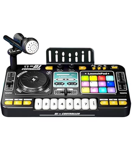 VTech KidiStar DJ Mixer Black : Amazon.com.br: Instrumentos Musicais