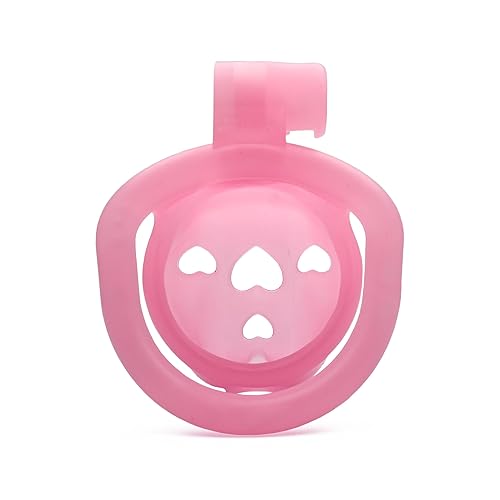 FYJENNICC Love 1.0 Chastity Cage - Lightweight Resin Male Chastity Device  with Invisible Lock,Bondage Gear for Men Beginner-Friendly Design with 4  Adjustable Rings Adult Sex Toy (Pink, Nub) in Saudi Arabia |
